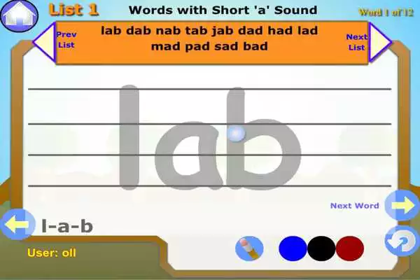 Play Phonics Writing Spellings Free