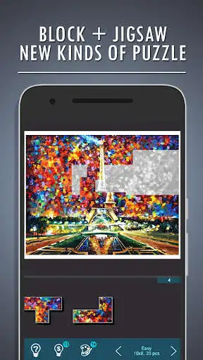 Play Photo Block Puzzle for FREE : Infinite stage as an online game Photo Block Puzzle for FREE : Infinite stage with UptoPlay