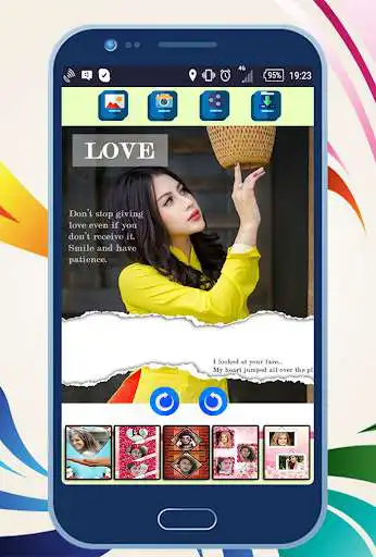 Play Photo Collage Maker :  Easy Image collage Effects as an online game Photo Collage Maker :  Easy Image collage Effects with UptoPlay