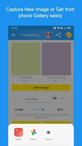 Play Photo Compress & Resize: Compress Image Size to kb as an online game Photo Compress & Resize: Compress Image Size to kb with UptoPlay