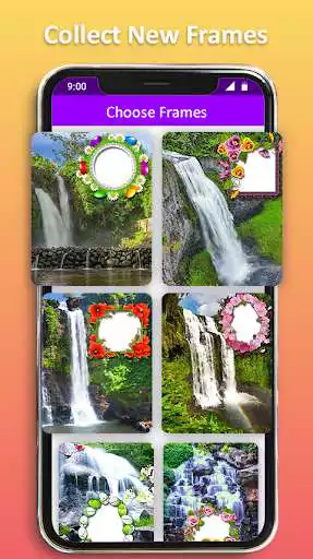 Play Photo Editor Frames: Water fall Background as an online game Photo Editor Frames: Water fall Background with UptoPlay