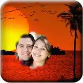 Free play online Photo Frmae With Sunset Effect APK