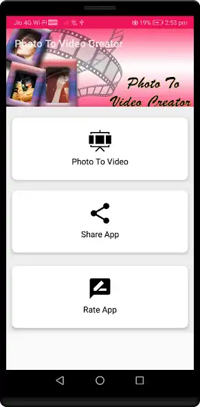 Play Photo To Video Creator / Maker as an online game Photo To Video Creator / Maker with UptoPlay