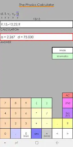 Play Physics Calculator for High School Physics as an online game Physics Calculator for High School Physics with UptoPlay