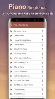 Play Piano Ringtones