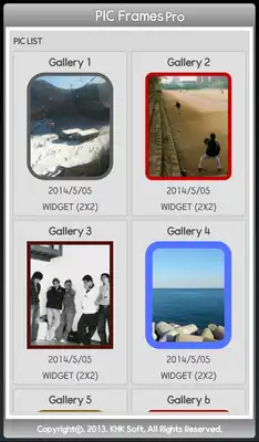 Play PIC Frames (Frame Widget)