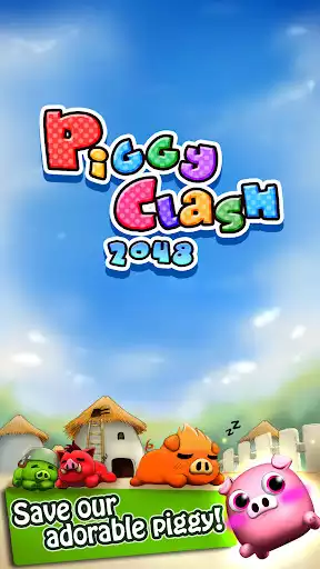 Play Piggy Clash 2048 as an online game Piggy Clash 2048 with UptoPlay