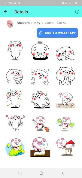 Play PIG Stickers Funny WASticker  and enjoy PIG Stickers Funny WASticker with UptoPlay