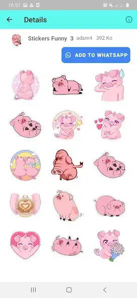 Play PIG Stickers Funny WASticker as an online game PIG Stickers Funny WASticker with UptoPlay