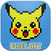 Free play online Pikachu Color By Number - Pokemon Pixel Art Games APK