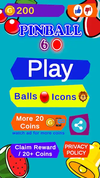 Play Pinball 6 Balls 3D as an online game Pinball 6 Balls 3D with UptoPlay