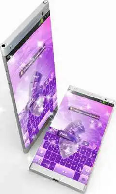 Play Pink And Purple GO Keyboard