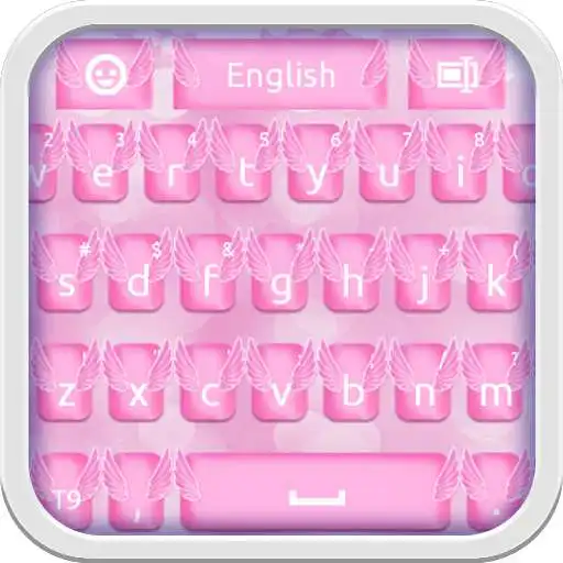 Free play online Pink Angel Keyboard  APK