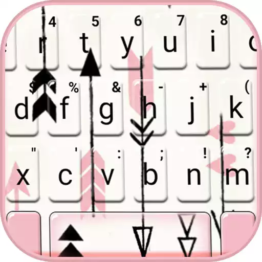 Play Pink Arrow Keyboard Theme APK