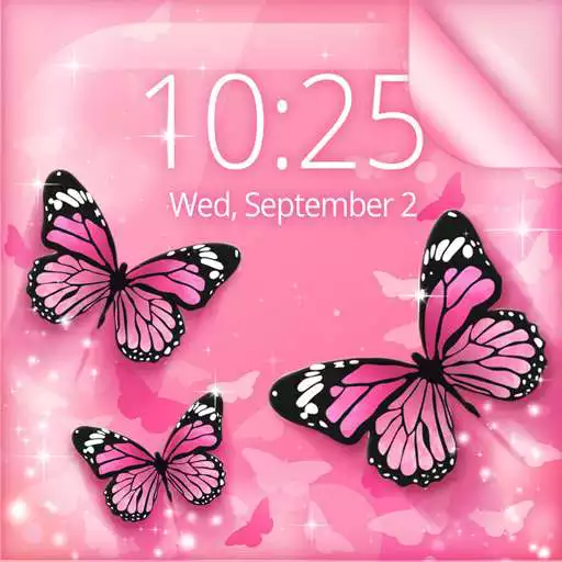 Free play online Pink Butterfly Live Wallpaper APK