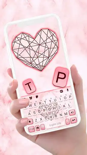 Play Pink Doodle Heart Keyboard Background  and enjoy Pink Doodle Heart Keyboard Background with UptoPlay