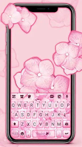 Play Pink Floral 2 Keyboard Background  and enjoy Pink Floral 2 Keyboard Background with UptoPlay