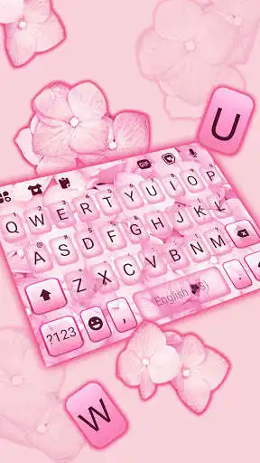 Play Pink Floral 2 Keyboard Background as an online game Pink Floral 2 Keyboard Background with UptoPlay