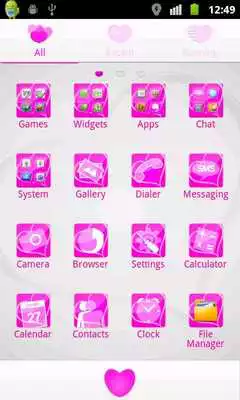 Play PinkGL GO Launcher Theme