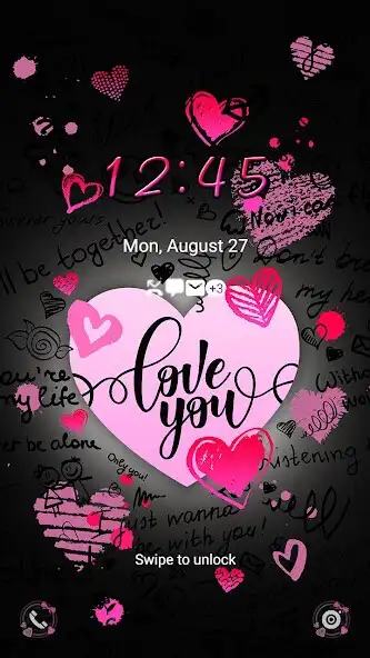 Play Pink Heart Love You- Wallpaper as an online game Pink Heart Love You- Wallpaper with UptoPlay