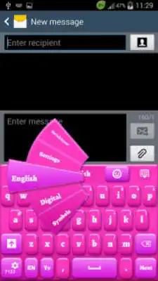 Play Pink Keyboard for Smartphone