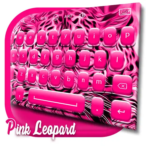 Play Pink Leopard - Keyboard Theme APK