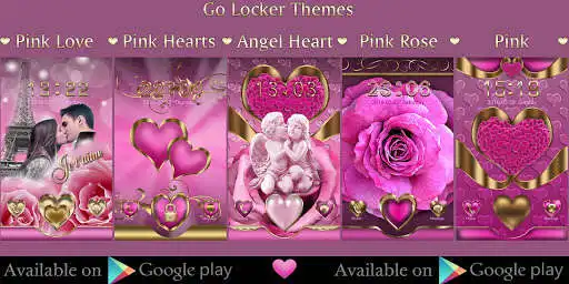 Play Pink Love Go Locker theme as an online game Pink Love Go Locker theme with UptoPlay