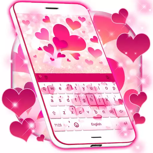 Free play online Pink Love Keyboard  APK