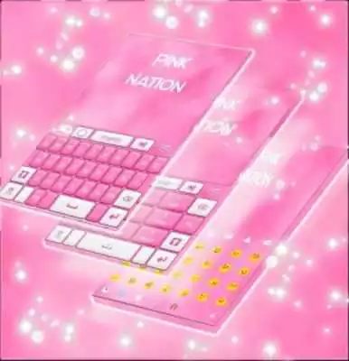 Play Pink Nation Keyboard Theme