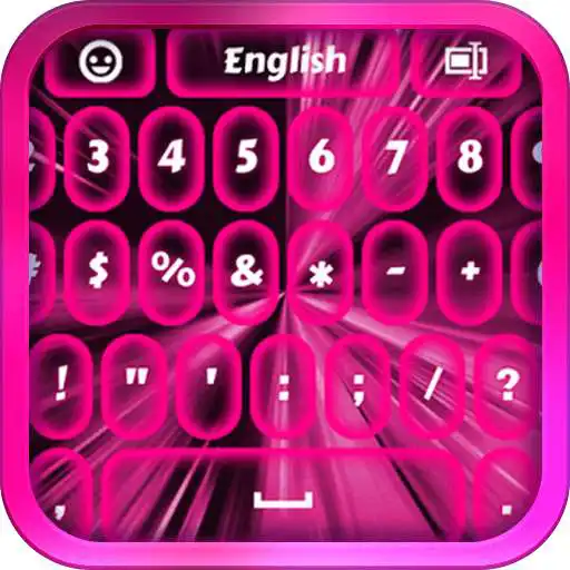 Free play online Pink Neon Keyboard  APK