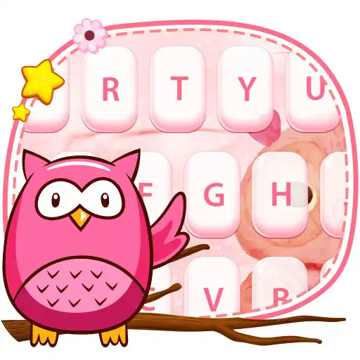 Play Pink Owl - Keyboard Theme APK