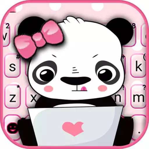 Play Pink Panda Keyboard Theme APK