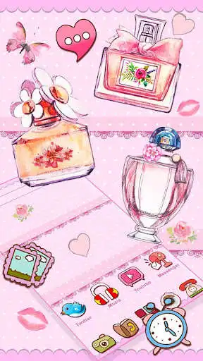 Play Pink Paris Perfume Themes Live Wallpapers  and enjoy Pink Paris Perfume Themes Live Wallpapers with UptoPlay