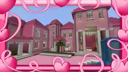 Play Pink Princess House Map MCPE as an online game Pink Princess House Map MCPE with UptoPlay