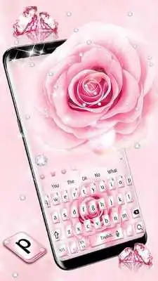 Play Pink Rose Crystal Keyboard