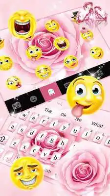 Play Pink Rose Crystal Keyboard