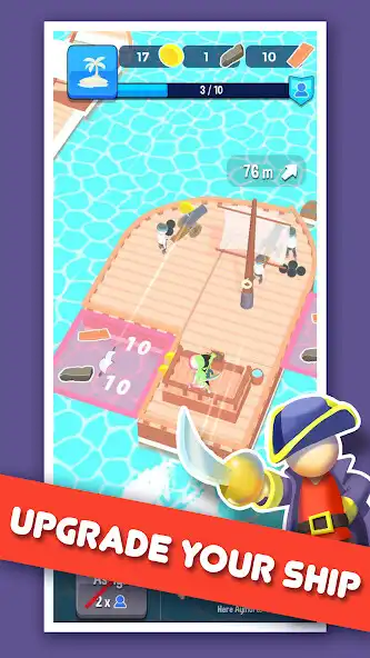 Play Pirate Raft as an online game Pirate Raft with UptoPlay