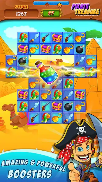 Play Pirate Treasure Match 3 Games  and enjoy Pirate Treasure Match 3 Games with UptoPlay