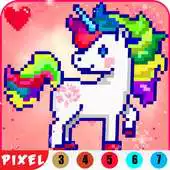 Free play online Pix art coloring by number - Colorbox Draw pixel APK