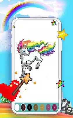 Play Pix art coloring by number - Colorbox Draw pixel