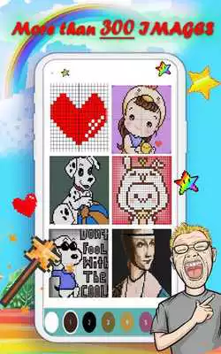 Play Pix art coloring by number - Colorbox Draw pixel