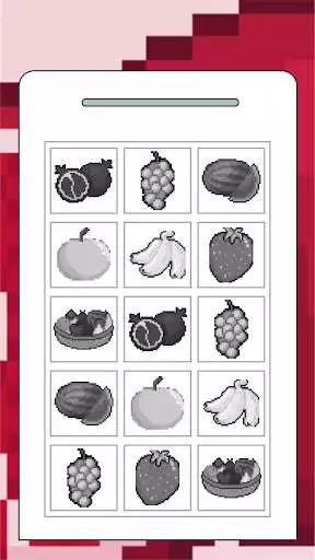 Play Pixel Art Fruit Coloring Games as an online game Pixel Art Fruit Coloring Games with UptoPlay