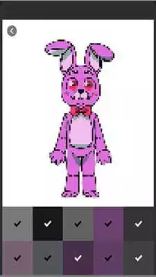 Play Pixel Art Game - FNAF Color by Number