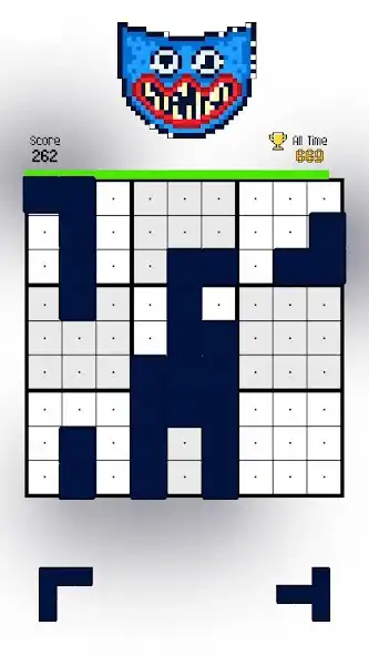 Play Pixel Blast: block puzzle game as an online game Pixel Blast: block puzzle game with UptoPlay