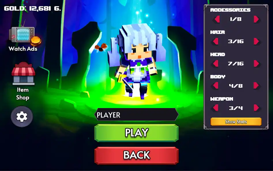 Play Pixel Block Arena Multiplayer as an online game Pixel Block Arena Multiplayer with UptoPlay