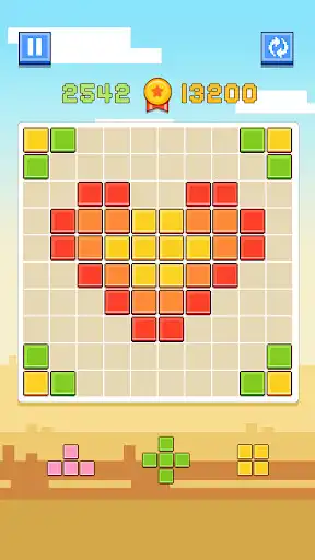 Play Pixel - Block Puzzle as an online game Pixel - Block Puzzle with UptoPlay