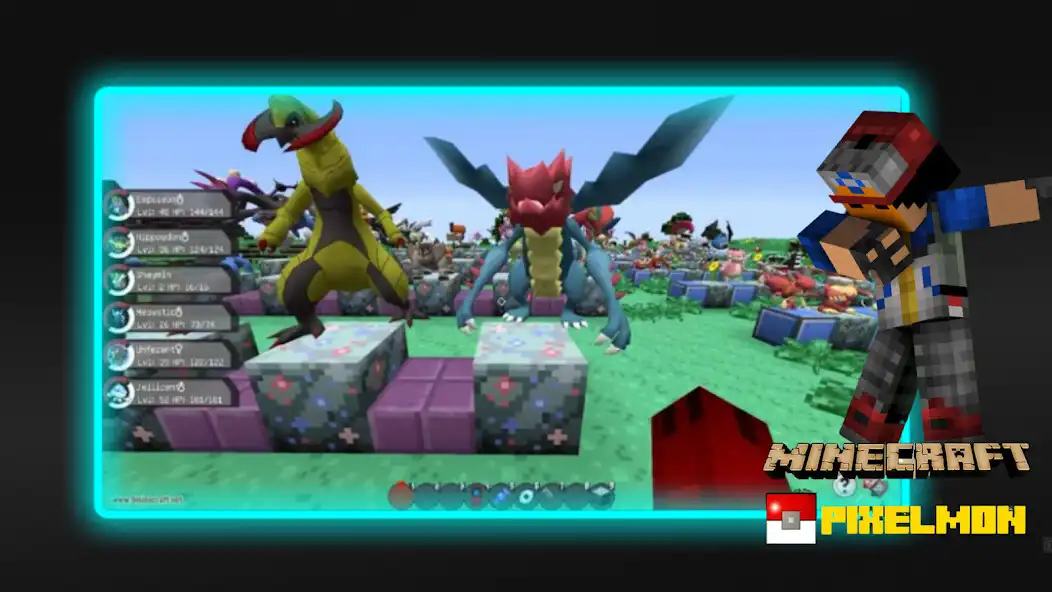 Play Pixelmon Mod Skin MCPE Pokemon  and enjoy Pixelmon Mod Skin MCPE Pokemon with UptoPlay