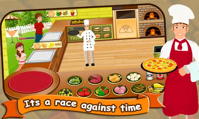 Play Pizza Shop- Fast Food Kitchen