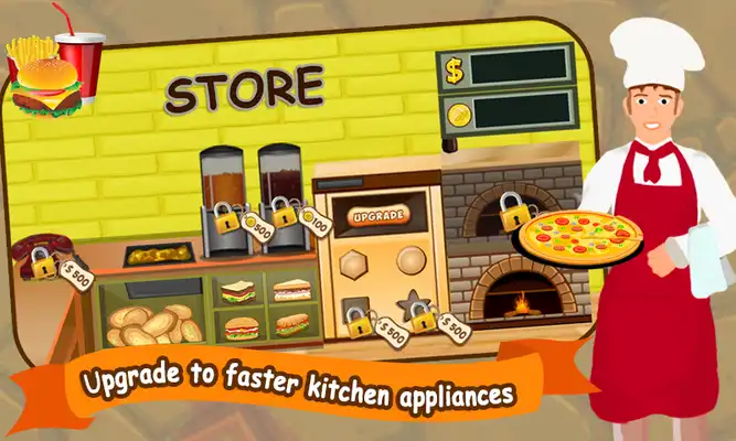 Play Pizza Shop- Fast Food Kitchen