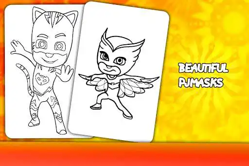 Play Pj super heroes coloring catboy mask as an online game Pj super heroes coloring catboy mask with UptoPlay